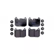 HELLA 8DB 355 025-621 - Jeu de 4 plaquettes de frein avant