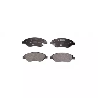 Jeu de 4 plaquettes de frein avant HELLA 8DB 355 025-631 pour FIAT TIPO 1,5 T4 Hybrid - 131cv