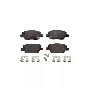 Jeu de 4 plaquettes de frein arrière HELLA OEM 77367717