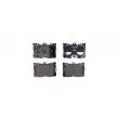 HELLA 8DB 355 031-701 - Jeu de 4 plaquettes de frein avant