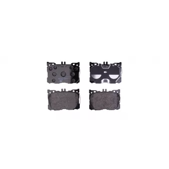 Jeu de 4 plaquettes de frein avant HELLA OEM 0004204904