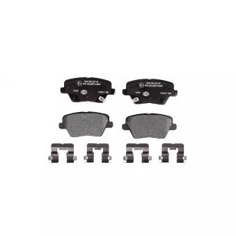 Jeu de 4 plaquettes de frein arrière HELLA OEM 58302G4A30