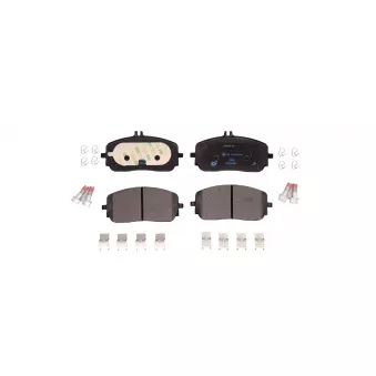 Jeu de 4 plaquettes de frein avant HELLA OEM 0004206603