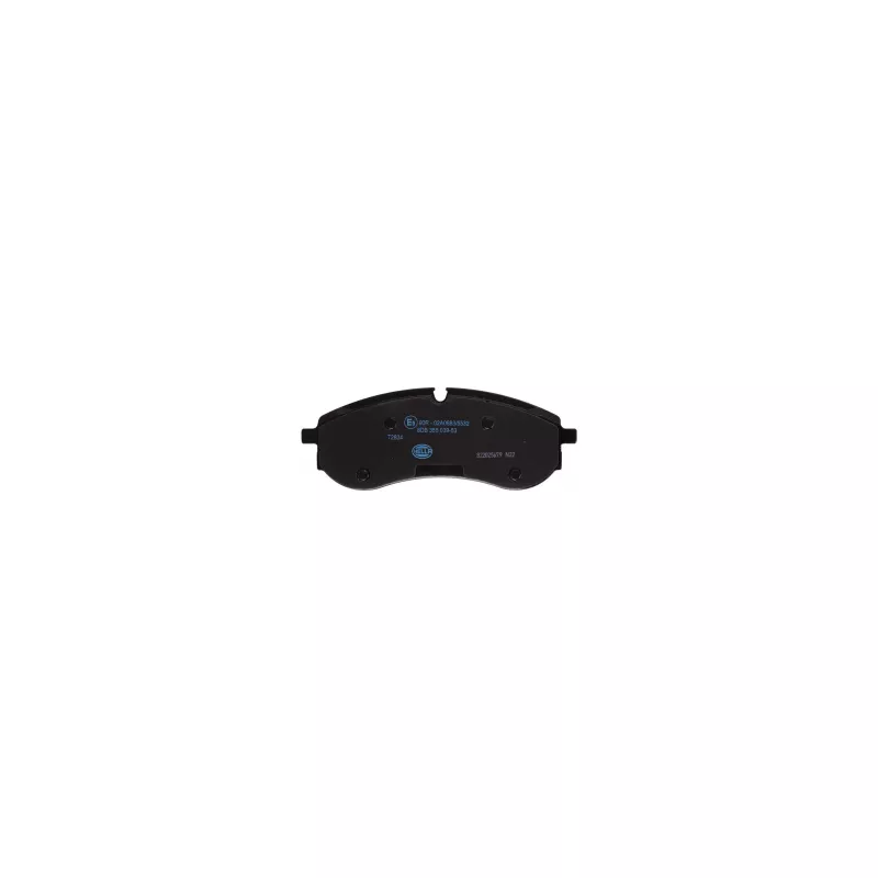 Jeu de 4 plaquettes de frein arrière HELLA 8DB 355 039-531 - Visuel 1