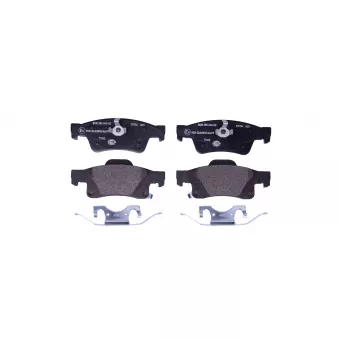 Jeu de 4 plaquettes de frein arrière HELLA OEM K2AMV4386AA