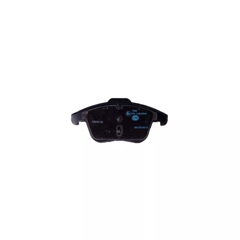 Jeu de 4 plaquettes de frein avant HELLA 8DB 355 040-141 - Visuel 1