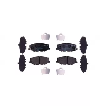 Jeu de 4 plaquettes de frein avant HELLA 8DB 355 040-421 pour SUZUKI JIMNY 1.5 AllGrip - 102cv