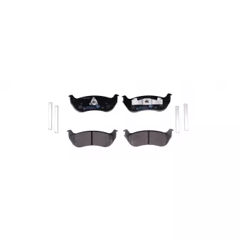 Jeu de 4 plaquettes de frein arrière HELLA OEM k5093511ac