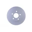 HELLA 8DD 355 106-111 - Jeu de 2 disques de frein arrière