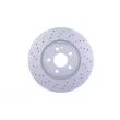 HELLA 8DD 355 122-661 - Jeu de 2 disques de frein arrière
