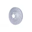 HELLA 8DD 355 122-661 - Jeu de 2 disques de frein arrière