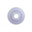 Jeu de 2 disques de frein avant HELLA [8DD 355 122-991]