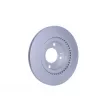 HELLA 8DD 355 122-991 - Jeu de 2 disques de frein avant