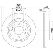 HELLA 8DD 355 122-991 - Jeu de 2 disques de frein avant