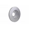 HELLA 8DD 355 125-561 - Jeu de 2 disques de frein avant