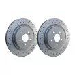 HELLA 8DD 355 126-441 - Jeu de 2 disques de frein arrière