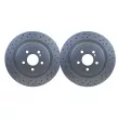 HELLA 8DD 355 126-441 - Jeu de 2 disques de frein arrière