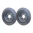 HELLA 8DD 355 126-441 - Jeu de 2 disques de frein arrière