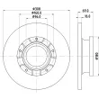 HELLA 8DD 355 126-591 - Jeu de 2 disques de frein arrière