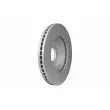 HELLA 8DD 355 126-841 - Jeu de 2 disques de frein avant