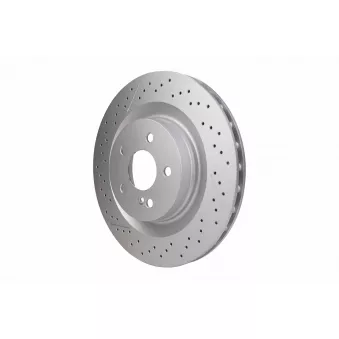 Jeu de 2 disques de frein arrière HELLA 8DD 355 133-231 pour SSANGYONG REXTON 55 AMG - 367cv
