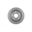 Jeu de 2 disques de frein arrière HELLA [8DD 355 133-781]