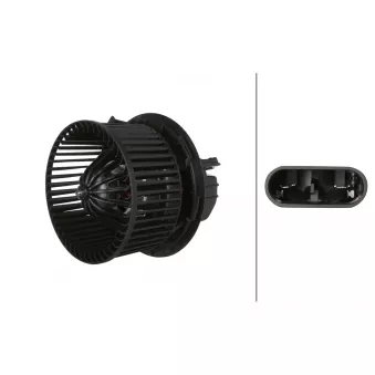 Pulseur d'air habitacle HELLA 8EW 366 400-551 pour ISUZU ELF 1.6 MPI 85 - 84cv