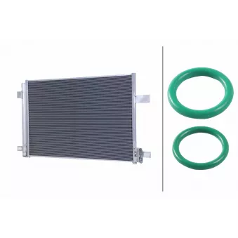 Condenseur, climatisation HELLA 8FC 366 220-121 pour VOLKSWAGEN TRANSPORTER - COMBI 2.0 TDI - 114cv