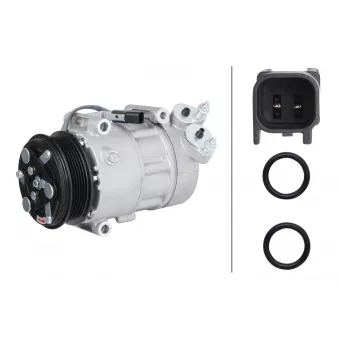 Compresseur, climatisation HELLA 8FK 366 201-491 pour FORD C-MAX 2.0 TDCi - 140cv