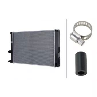 Radiateur, refroidissement du moteur HELLA 8MK 366 300-361 pour SEAT CORDOBA 1.8 Hybrid - 136cv