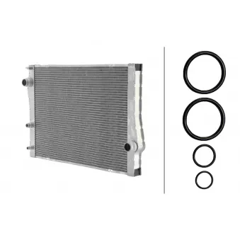 Radiateur, refroidissement du moteur HELLA 8MK 366 301-781 pour BMW X6 xDrive 30 d - 235cv