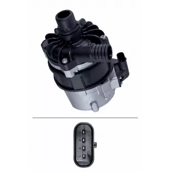 HELLA 8TW 358 413-121 - Pompe à eau auxiliaire (circuit d'eau de refroidiss)