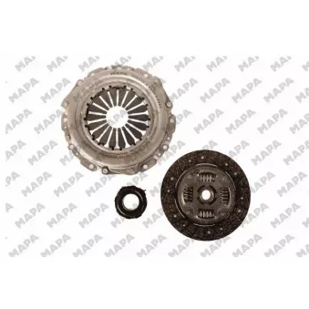 Kit d'embrayage MAPA 000185700 pour MITSUBISHI COLT 1300 GL.GLX - 75cv