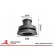 MEHA AUTOMOTIVE MH11730 - Butée élastique, cache moteur