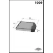 MECAFILTER CLR7120 - Filtre, air de l'habitacle