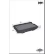 MECAFILTER EKR7156 - Filtre, air de l'habitacle