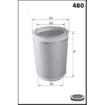 MECAFILTER EL3039 - Filtre à air