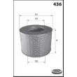 MECAFILTER EL3157 - Filtre à air