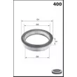 MECAFILTER EL3478 - Filtre à air