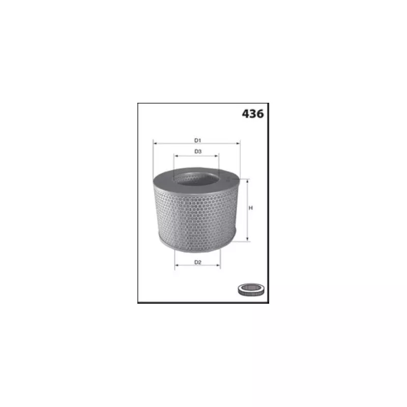 Filtre à air MECAFILTER EL3554 - Visuel 1