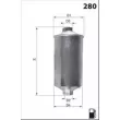 MECAFILTER ELE3577 - Filtre à carburant