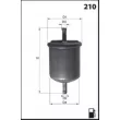 MECAFILTER ELE3580 - Filtre à carburant