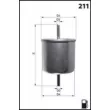 MECAFILTER ELE6044 - Filtre à carburant