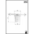 MECAFILTER ELE6058 - Filtre à carburant