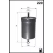 MECAFILTER ELE6065 - Filtre à carburant