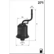MECAFILTER ELE6078 - Filtre à carburant