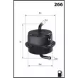 MECAFILTER ELE6083 - Filtre à carburant