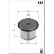 MECAFILTER ELG5218 - Filtre à carburant