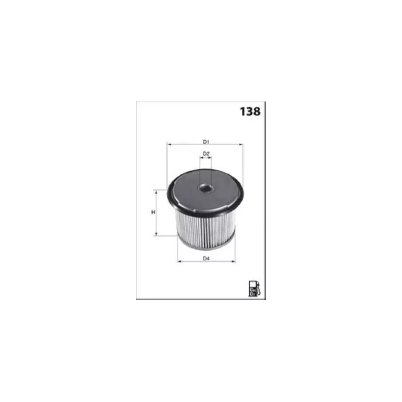 Filtre à carburant MECAFILTER ELG5218 - Visuel 1