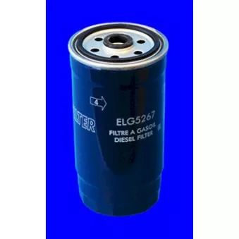 Filtre à carburant MECAFILTER OEM 13322246974